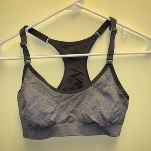 Gray Sports Bra